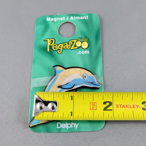 Dolphin Magnet Pegazoo “Delphy” Made In Canada From Real Maple Wood - Picture 4 of 4